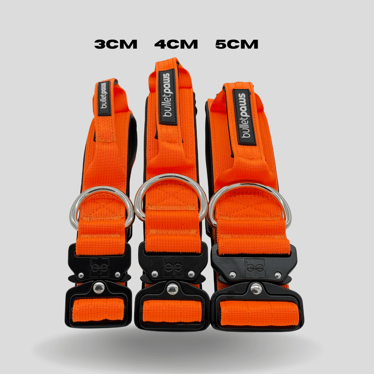Alpha Hundehalsband® mit Griff - Orange - BulletPaws