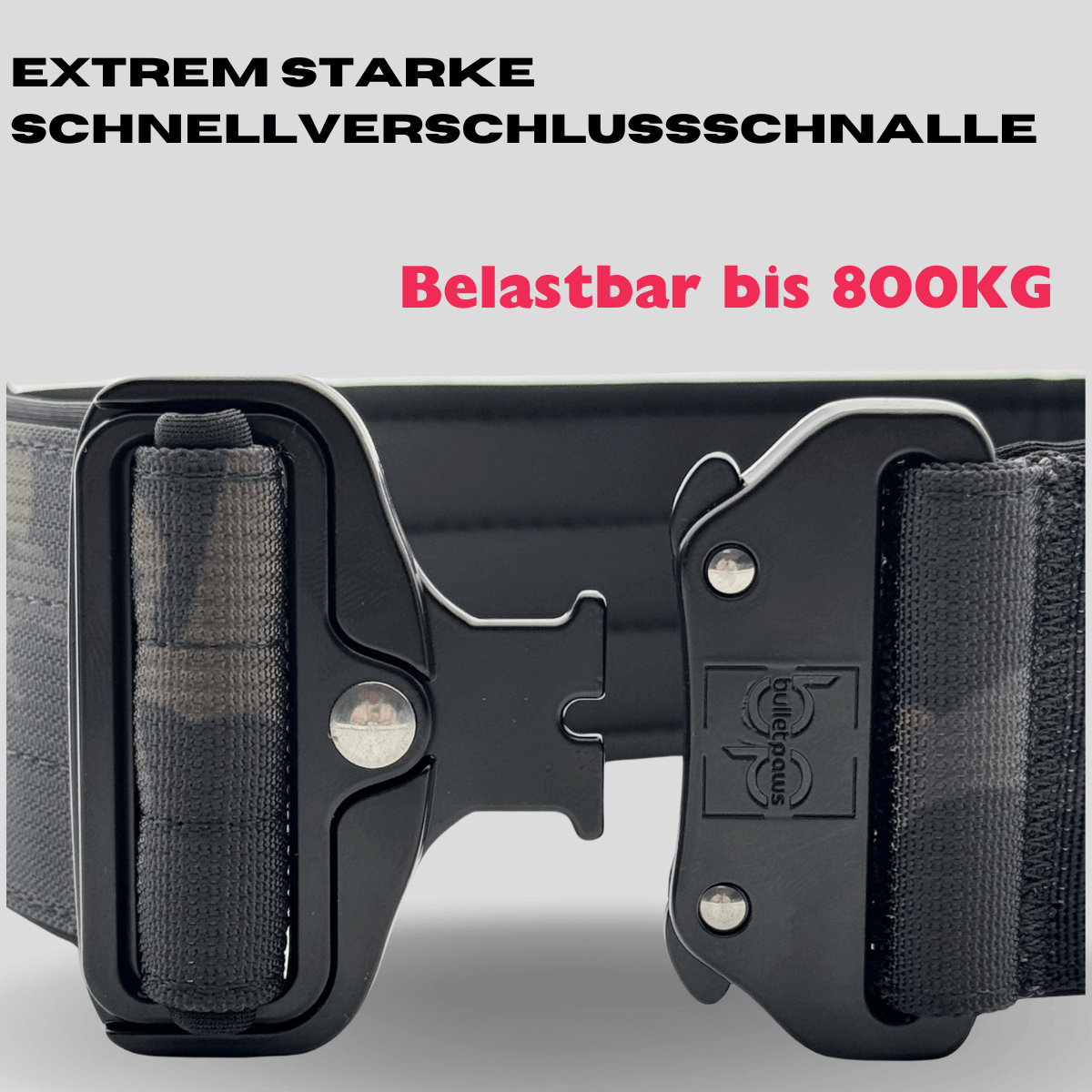 Alpha Hundehalsband® mit Griff - Camouflage - BulletPaws