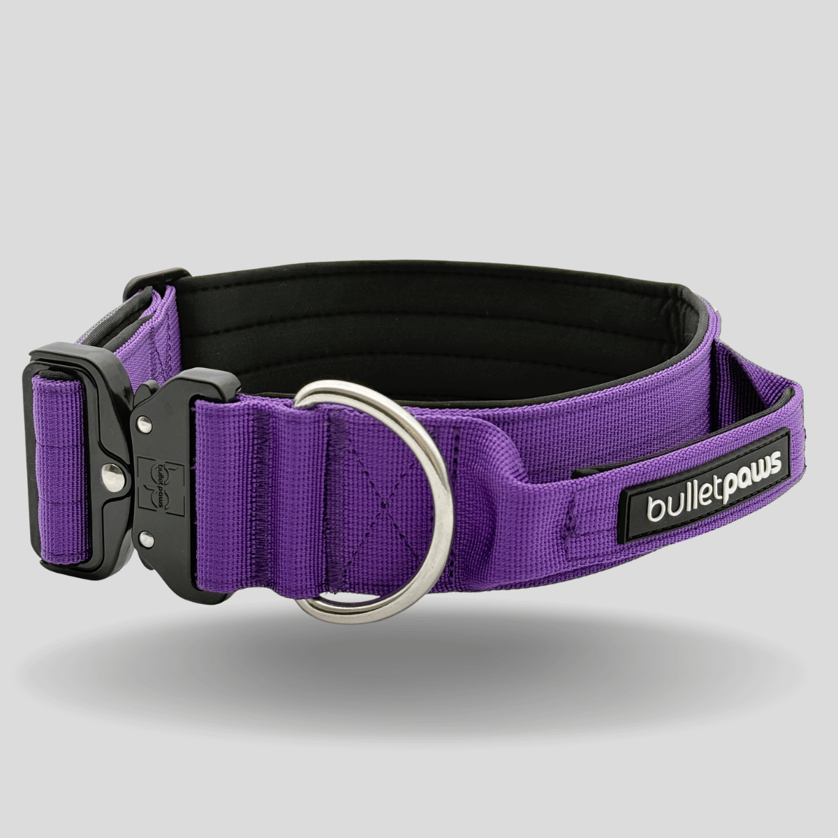 Alpha Hundehalsband® mit Griff - Lila