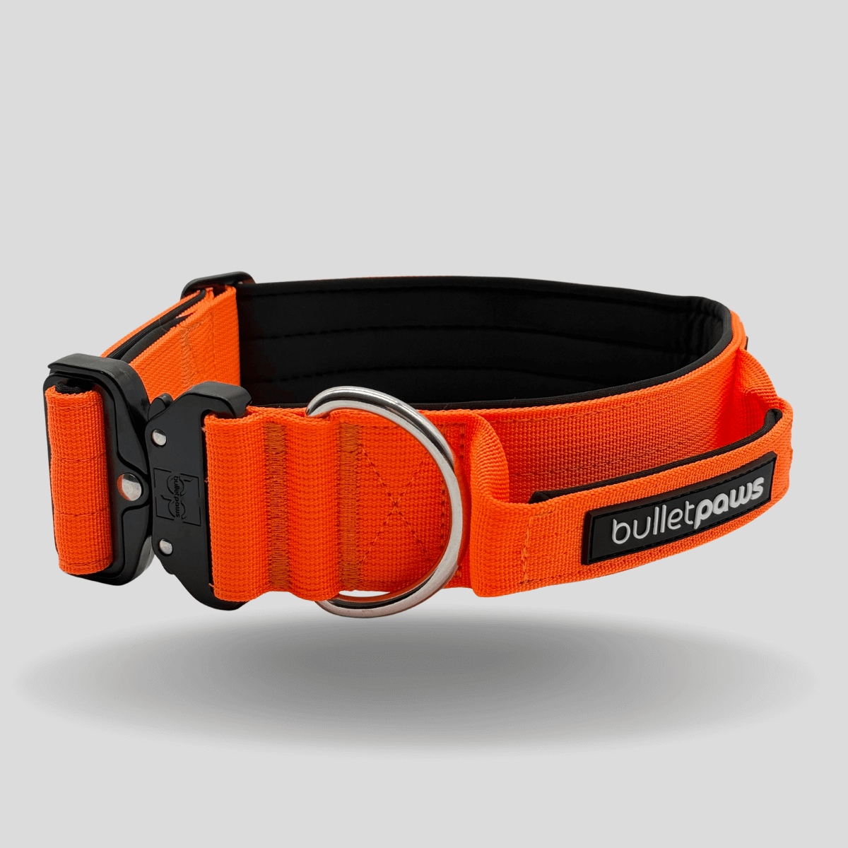 Alpha Hundehalsband® mit Griff - Orange